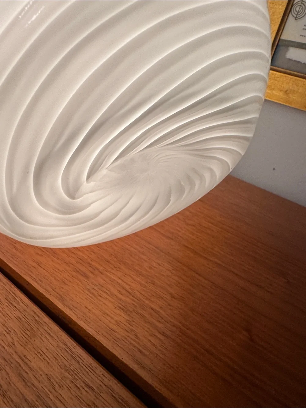 1970 Murano swirl Mushroom Lamp